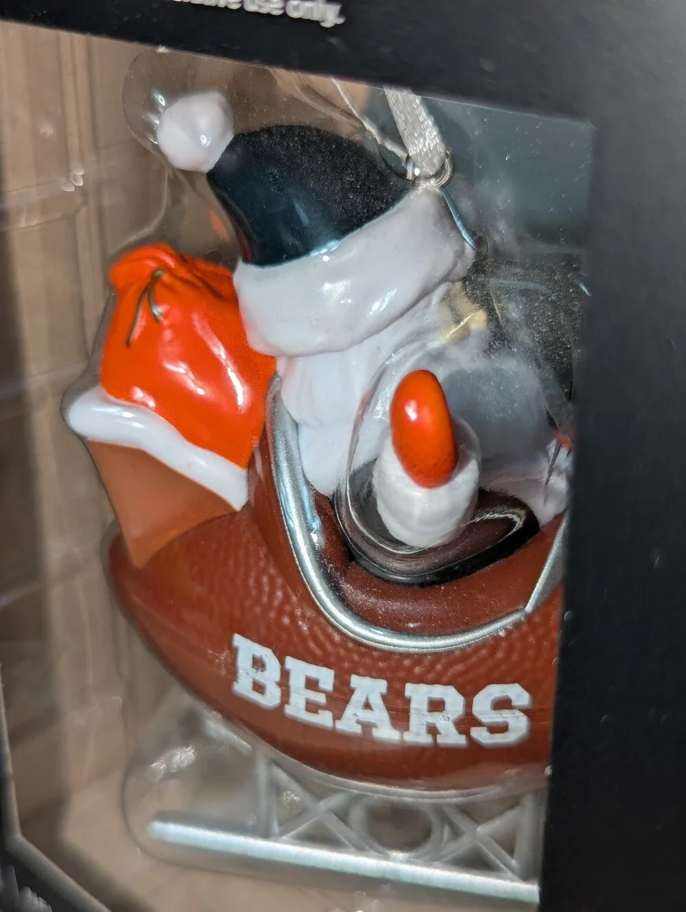 NIB Hallmark NFL Chicago Bears Santa Sled Ornament